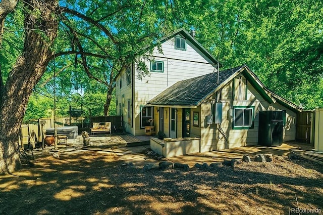 3 S Newton St, Denver, CO 80219 - back of house featuring a deck