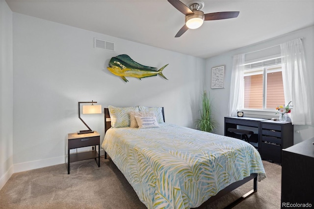 10388 Rutledge St, Parker, CO 80134 - bedroom featuring carpet flooring and a ceiling fan