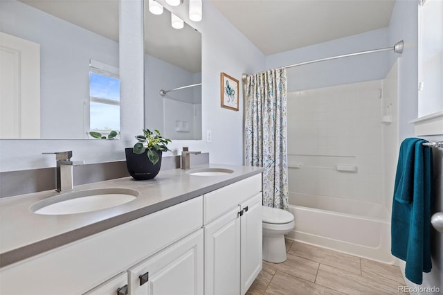 10388 Rutledge St, Parker, CO 80134 - full bath with shower / bath combo with shower curtain and double vanity