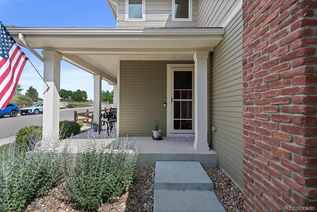 10388 Rutledge St, Parker, CO 80134 - view of exterior entry with a porch