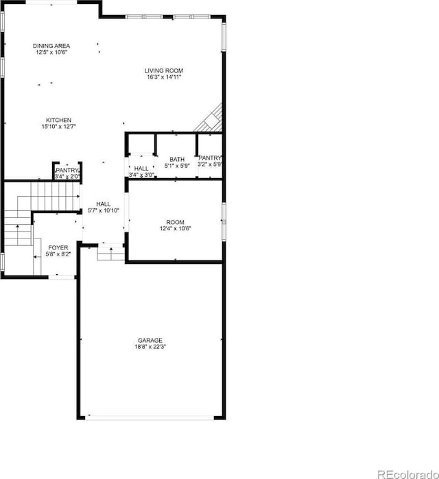 10388 Rutledge St, Parker, CO 80134 - view of room layout