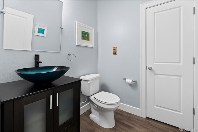 10388 Rutledge St, Parker, CO 80134 - bathroom featuring wood finished floors and vanity
