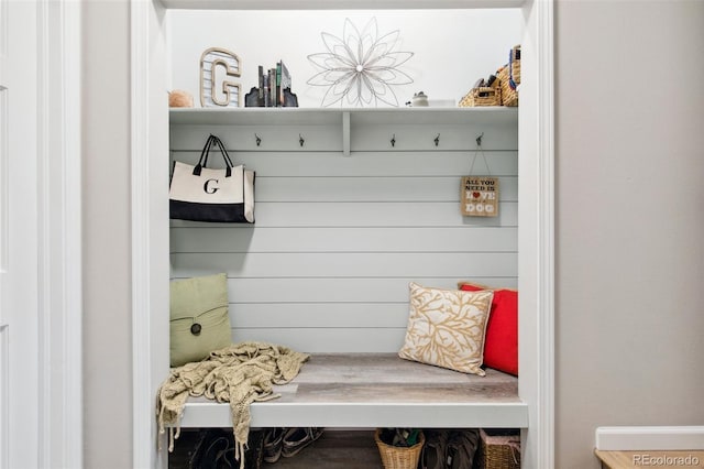 view of mudroom