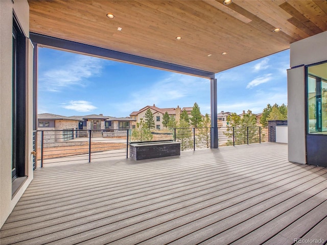 8132 Galileo Way, Littleton, CO 80125 - wooden deck with a residential view