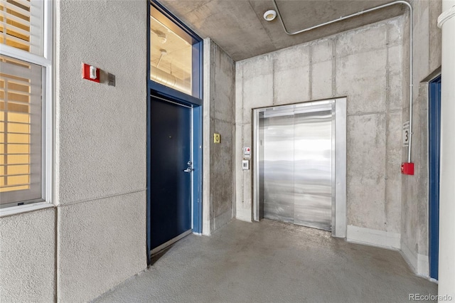 290 W 12th Ave Unit 303, Denver, CO 80204 - interior space with concrete flooring and elevator
