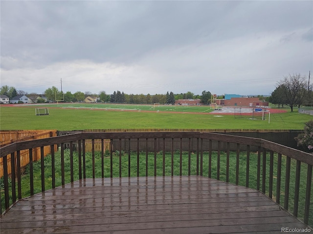 880 Orion Dr, Lafayette, CO 80026 - wooden terrace with a yard