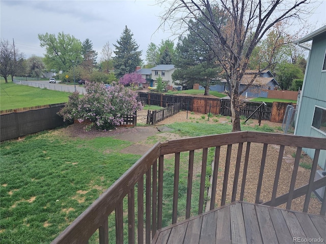 880 Orion Dr, Lafayette, CO 80026 - wooden deck with a residential view