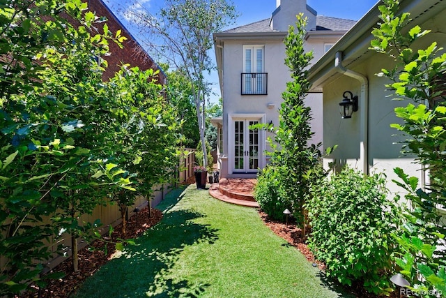 1164 S High St, Denver, CO 80210 - view of yard with french doors