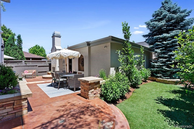 1164 S High St, Denver, CO 80210 - view of patio / terrace with outdoor dining area