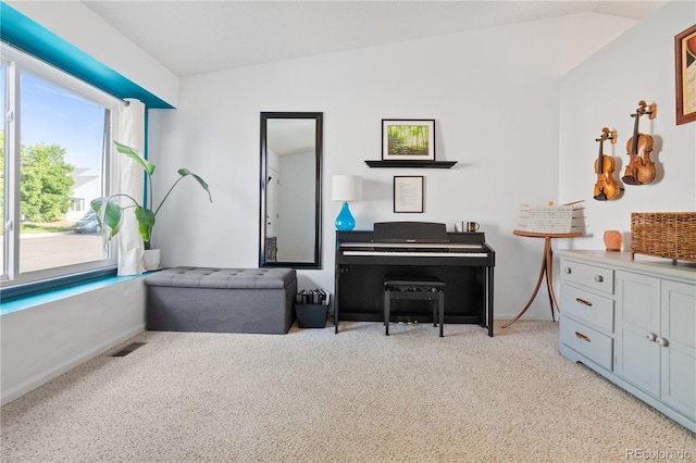 4363 E Andover Ave, Castle Rock, CO 80104 - sitting room with light carpet and vaulted ceiling