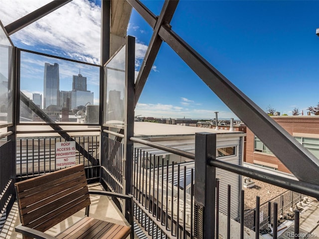 1449 Wynkoop St Unit 305, Denver, CO 80202 - balcony featuring a city view