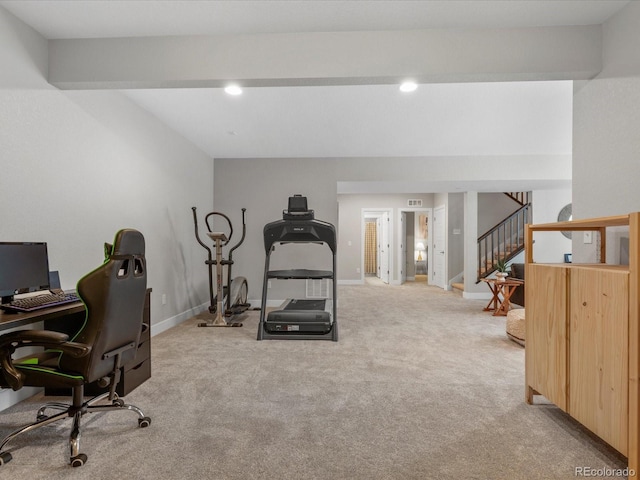 5511 Wabash St, Denver, CO 80238 - carpeted office space with baseboards and recessed lighting