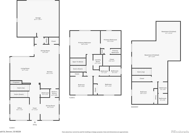 5511 Wabash St, Denver, CO 80238 - home floor plan