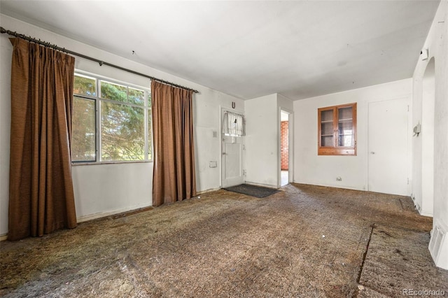1665 S Madison St, Denver, CO 80210 - unfurnished living room with carpet floors