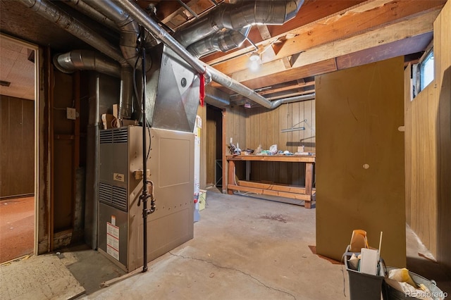 1665 S Madison St, Denver, CO 80210 - basement with wood walls