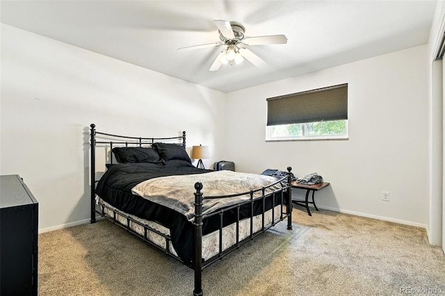 4604 Routt St, Wheat Ridge, CO 80033 - carpeted bedroom with baseboards and a ceiling fan