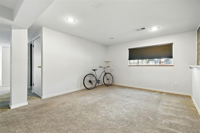 4604 Routt St, Wheat Ridge, CO 80033 - carpeted spare room with recessed lighting and baseboards