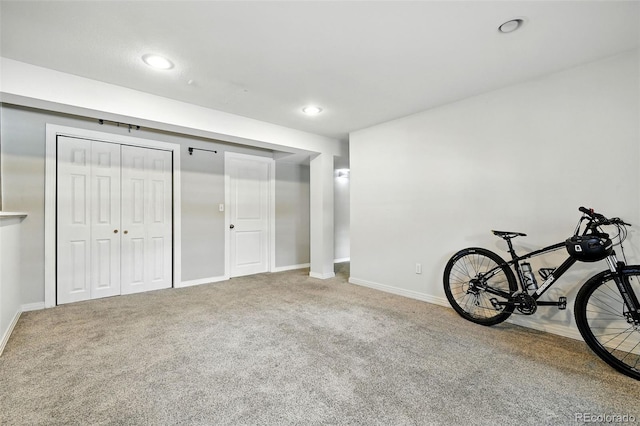 4604 Routt St, Wheat Ridge, CO 80033 - unfurnished bedroom with carpet, recessed lighting, and a closet