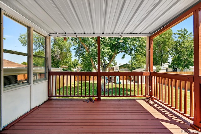 4604 Routt St, Wheat Ridge, CO 80033 - view of wooden deck