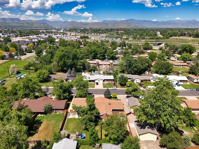4604 Routt St, Wheat Ridge, CO 80033 - aerial perspective of suburban area with mountains