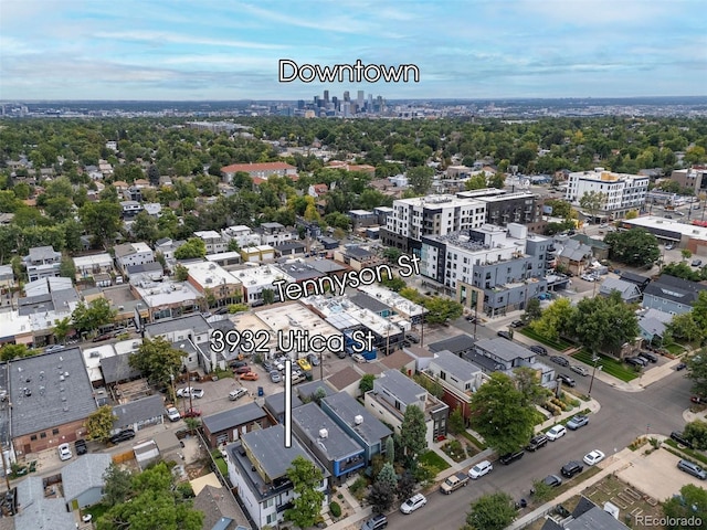 3932 Utica St, Denver, CO 80212 - bird's eye view with a view of city