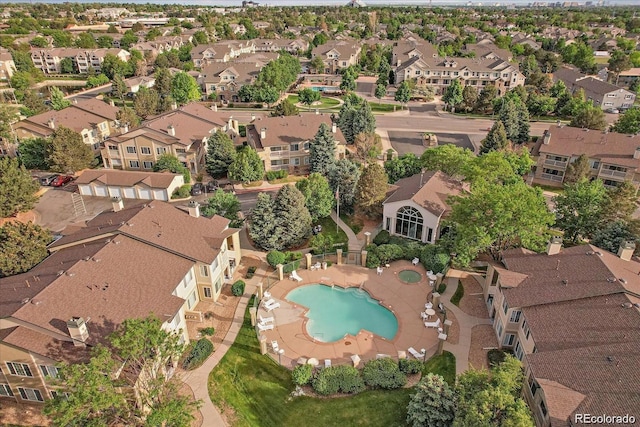 10165 E Carolina Pl Unit 102, Aurora, CO 80247 - view of property location featuring nearby suburban area and a pool area