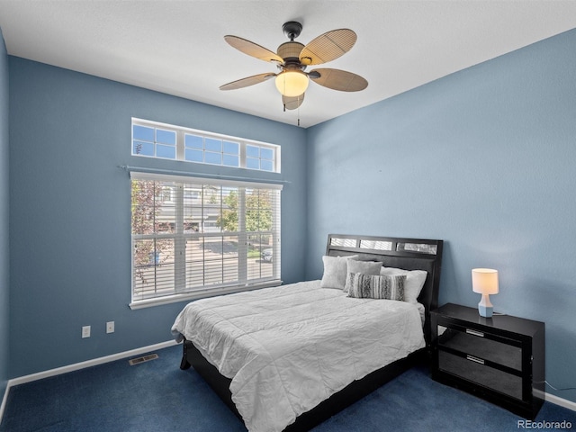 3853 S Malta St, Aurora, CO 80013 - carpeted bedroom featuring baseboards and a ceiling fan