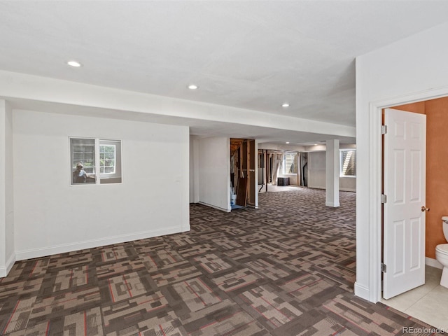 3853 S Malta St, Aurora, CO 80013 - unfurnished room with carpet flooring, recessed lighting, and baseboards