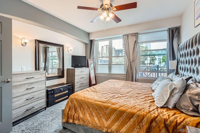 1727 N Pearl St Unit 107, Denver, CO 80203 - bedroom with ceiling fan