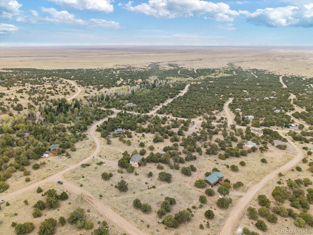 4236 Tranquil Way, Crestone, CO 81131 - bird's eye view featuring a rural view and a desert view