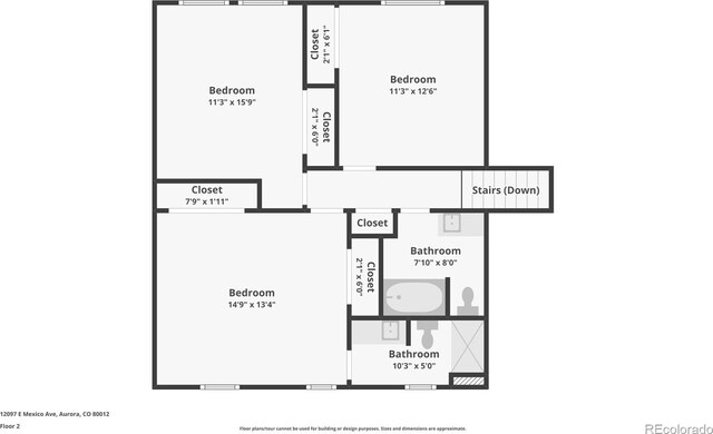12097 E Mexico Ave, Aurora, CO 80012 - property floor plan