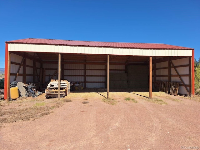 view of outbuilding