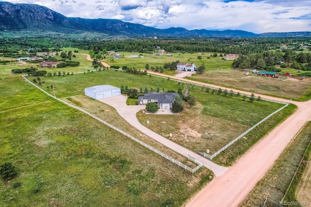 16710 Vincent Ave, Monument, CO 80132 - bird's eye view of a mountain backdrop