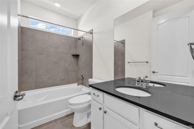 8772 S Sicily Ct, Aurora, CO 80016 - bathroom featuring bathtub / shower combination and vanity