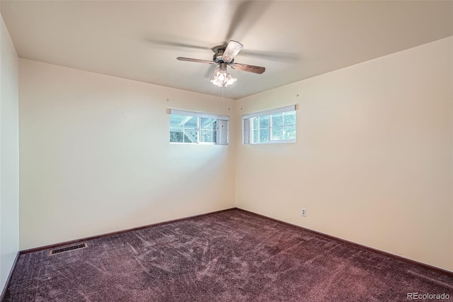 5041 W Nevada Pl, Denver, CO 80219 - carpeted empty room with a ceiling fan and baseboards
