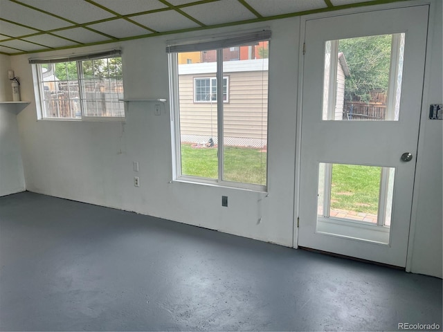 5041 W Nevada Pl, Denver, CO 80219 - unfurnished room with concrete floors