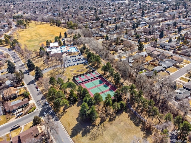 drone / aerial view
