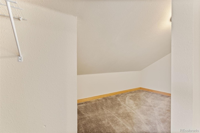 1104 Miner St, Idaho Springs, CO 80452 - spacious closet featuring carpet flooring and vaulted ceiling