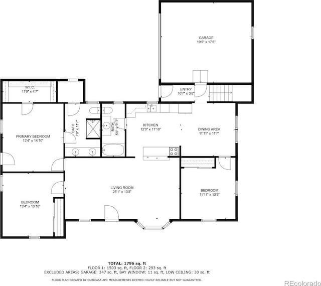 1104 Miner St, Idaho Springs, CO 80452 - floor plan / room layout