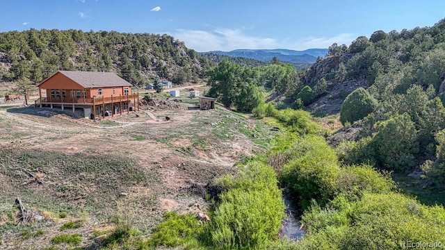 11398 County Road 302, Buena Vista, CO 81211 - aerial view of property and surrounding area with a forest