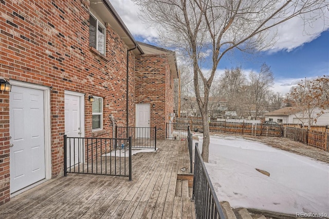 3401 W Milan Ave, Denver, CO 80236 - view of wooden deck