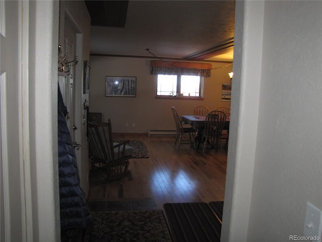 dining room featuring hardwood / wood-style floors