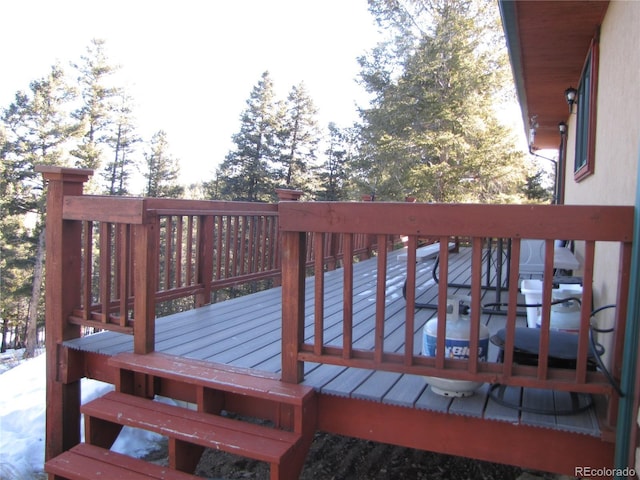 view of deck