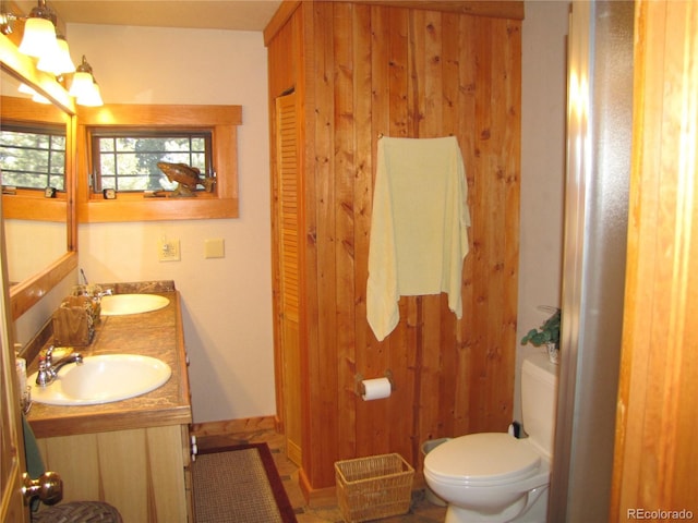 105 Ladigo Ln, Hartsel, CO 80449 - full bath with double vanity, toilet, and a closet