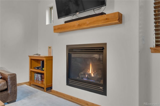 801 Trailhead Cir Unit 812, Winter Park, CO 80482 - detailed view of a glass covered fireplace and baseboards