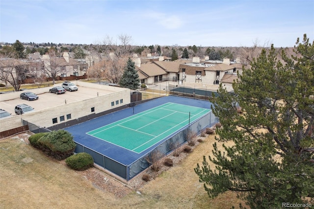 birds eye view of property featuring a residential view