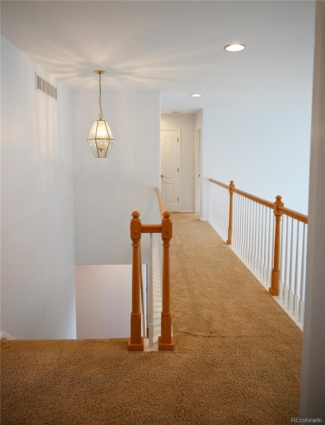 corridor featuring carpet