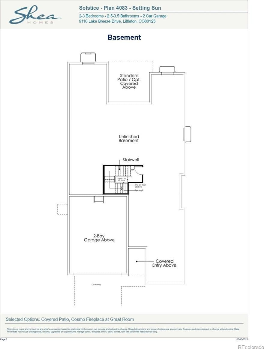 11126 Amber Light Cir, Littleton, CO 80125 - home floor plan