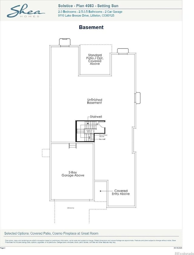11126 Amber Light Cir, Littleton, CO 80125 - home floor plan