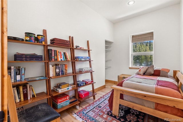 72 Overlook Ct, Idaho Springs, CO 80452 - bedroom with recessed lighting, baseboards, and wood finished floors